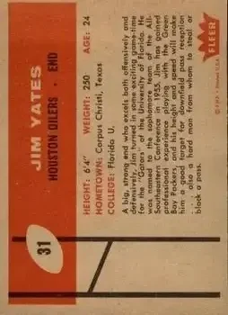 Back of Jim Yates