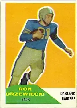 1960 Fleer #34 Ron Drzewiecki
