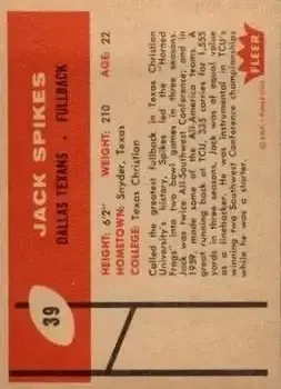 Back of Jack Spikes
