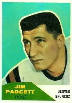 1960 Fleer #40 Jim Padgett
