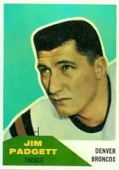 1960 Fleer #40 Jim Padgett
