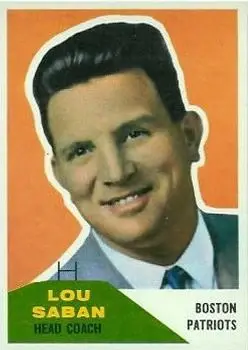 1960 Fleer #55 Lou Saban