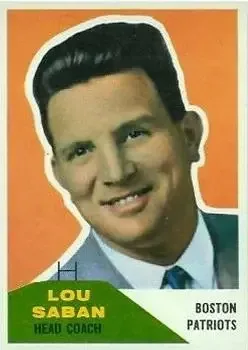 1960 Fleer #55 Lou Saban