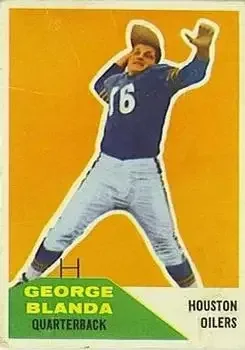1960 Fleer #58 George Blanda