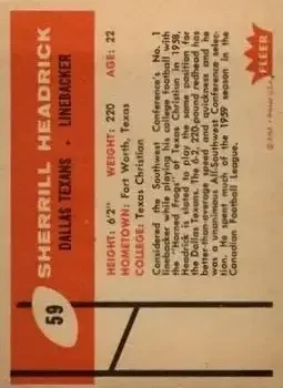 Back of Sherrill Headrick