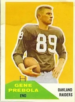 1960 Fleer #61 Gene Prebola