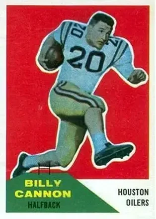 1960 Fleer #66 Billy Cannon