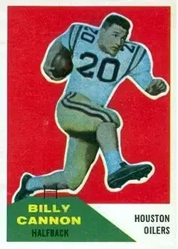 1960 Fleer #66 Billy Cannon