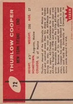 Back of Thurlow Cooper