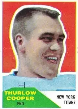 1960 Fleer #72 Thurlow Cooper