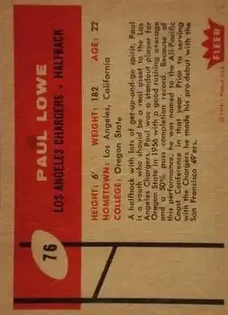 Back of Paul Lowe