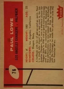 Back of Paul Lowe