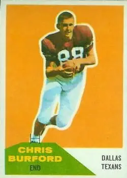 Front of Chris Burford