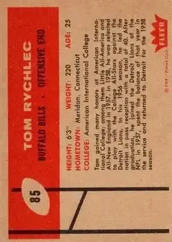 Back of Tom Rychlec