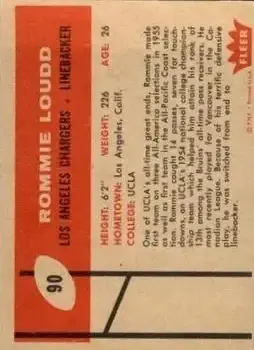 Back of Rommie Loudd