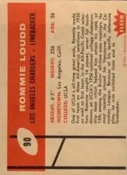 Back of Rommie Loudd