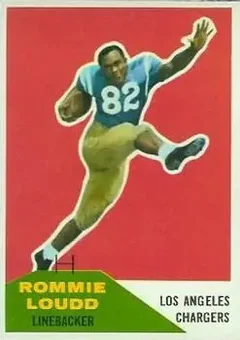 1960 Fleer #90 - Rommie Loudd - Los Angeles Chargers