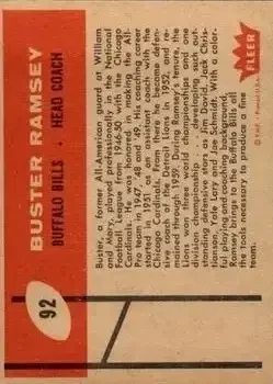 Back of Buster Ramsey