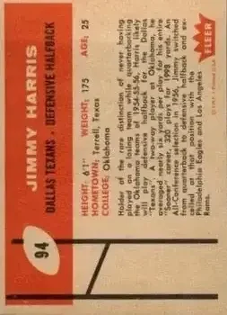 Back of Jimmy Harris