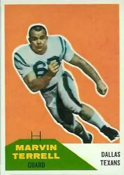 1960 Fleer #101 Marvin Terrell