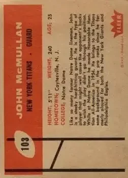 Back of John McMullan