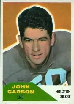 1960 Fleer #107 John Carson