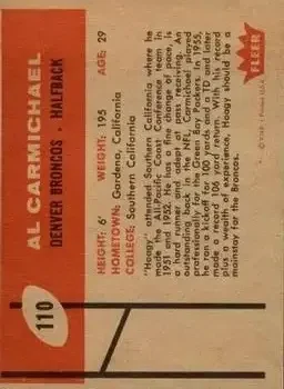 Back of Al Carmichael