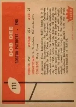Back of Bob Dee