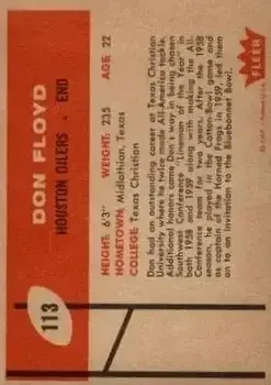 Back of Don Floyd