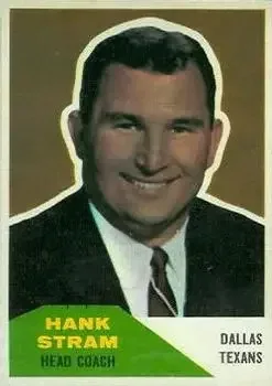 1960 Fleer #116 Hank Stram