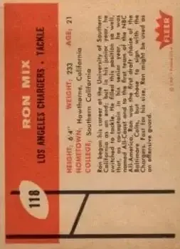 Back of Ron Mix
