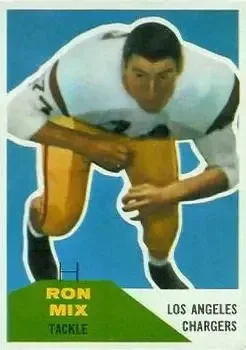 1960 Fleer #118 Ron Mix