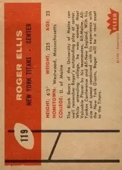 Back of Roger Ellis