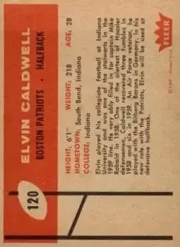Back of Elvin Caldwell