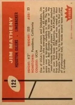 Back of Jim Matheny