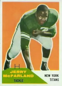 1960 Fleer #126 Jerry McFarland