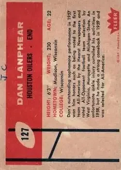 Back of Dan Lanphear