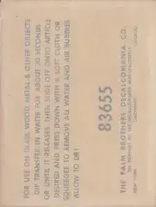 Back of Card #NNO