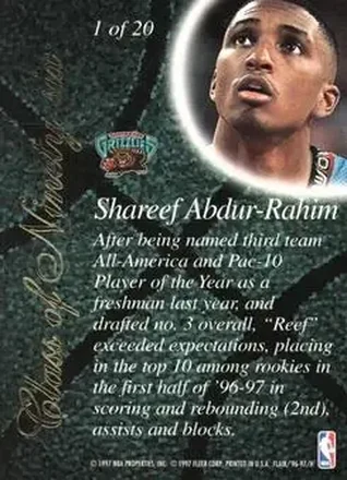 Retro di Shareef Abdur-Rahim