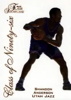 1996-97 Flair Showcase #3 Class of '96 Shandon Anderson