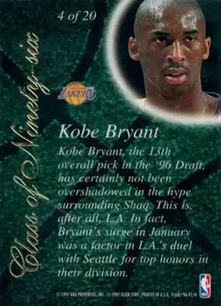 Kobe Bryant Rückseite