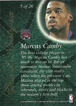 Back of Marcus Camby