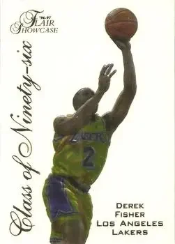 1996-97 Flair Showcase #7 Class of '96 Derek Fisher