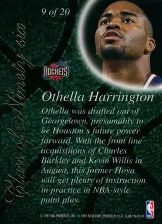 Reverso de Othella Harrington