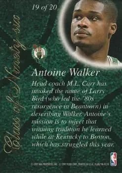 Back of Antoine Walker