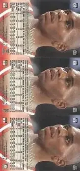 Back of Jerry Stackhouse Promo (3-card strip) Philadelphia 76ers