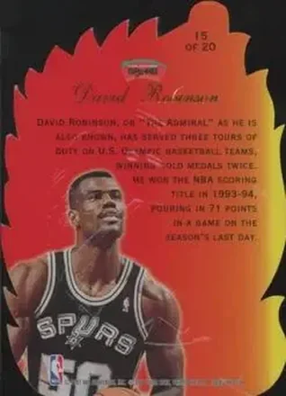 Verso de David Robinson