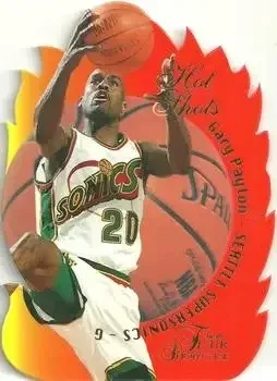 1996-97 Flair Showcase #19 Hot Shots Gary Payton