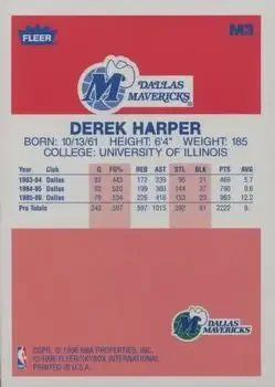 Back of Derek Harper