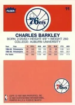 Back of Charles Barkley